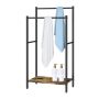 Стойка для полотенец Relaxdays 10052418_1509, 2 перекладины, 42 × 81,5 × 24 см
