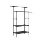 Clothes rack 114x45x171cm., black