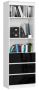 Shelf NORE CLP R60, white/black