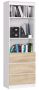 Shelf NORE CLP R60, white/oak