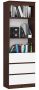 Shelf NORE CLP R60, dark brown/white