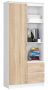 Plaukts NORE CLP R80, balts/ozols