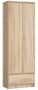 Shelf-cabinet NORE R60 CLP, oak color