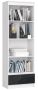 Plaukts NORE R60 CLP, balts/melns