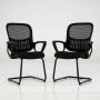 Reception chairs, 2 pcs, 61 × 96 × 60 cm