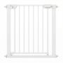 Adjustable push gate with automatic closing function, 75-82 cm, white