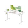 Regulējama augstuma rakstāmgalds VASAGLE, 4 atmiņas līmeņi, 140 × 72–120 × 60 cm