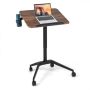 Height-adjustable desk, 71.1 × 73.7–106.7 × 58.4 cm