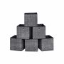 Box set, 6 pieces, black