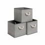 Box set, 3 pieces, grey