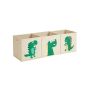 Set of fabric children's boxes, 3 pcs. RFB704W03