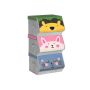 Set of 3 fabric boxes with lids for children