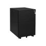 Lockable cabinet/drawer, black
