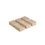 6 apģērbu uzglabāšanas organizatoru komplekts 42x30x17cm, bēšs