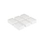 6 apģērbu uzglabāšanas organizatoru komplekts 42x30x17cm, balts