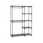 Open wardrobe 43x112x165cm., black