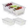 Ledusskapja organizators Relaxdays 10047920.0, 3 gab, 32 × 10 × 17,5 cm