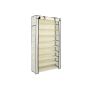 Fabric shoe rack RXJ36M 88 x 28 x 160 cm., beige