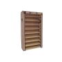 Shoe rack with light brown cover RXJ36K