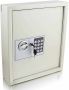 Key safe with electronic lock, light gray