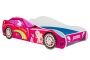 Children's bed Car II with mattress 165 cm x 84 cm x 49 cm, princess car