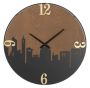 Wall clock CITY, Ø 60 × 2 cm