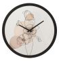 Wall clock FLOWER-B, Ø 40 × 3.5 cm