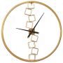 Wall clock, Yellow, 68.58 × 68.58 × 7.62 cm