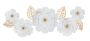 Sienas dekoratīvais panelis Mauro Ferretti White Decor, Balts un zelta, 158 × 60 × 9 cm