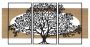 Sienas paneļu komplekts Tree, 3 gab, 176 × 2 × 90 cm