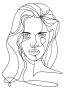 Sienas panelis Face, 57,5 × 80 × 1,3 cm