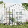 Greenhouse, 3-storey, 8 shelves, 139.7 × 195.58 × 144.78 cm