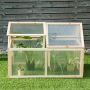 Greenhouse, with folding roof, 101.6 × 53.34 × 71.12 cm