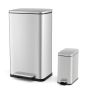 Garbage can set, 2 pcs., 10.5 and 1.6 gallons