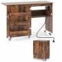 Sewing table, 3 storage compartments, 116 × 78 × 41 cm