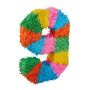 Skaitļa formas piñata Relaxdays, skaitlis 9, 35,5 × 50,5 × 7,5 cm