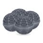 Veļas mazgāšanas bumbiņu komplekts Relaxdays 10045743.0, 4 gab, Ø 10,5 × 9,5 cm