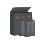 Veļas grozs SONGMICS RLH013G01, 3 nodalījumi, 160 l, 64 × 33 × 75 cm