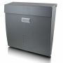 Modern mailbox, anthracite color