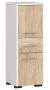 Bathroom cabinet NORE Fin, white/oak