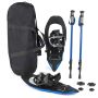 Snow boots with hiking poles, 35–40 EUR, 54 × 21 cm