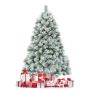 Snow-covered artificial Christmas tree, 586 branch tips