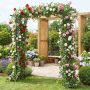 Garden arch, 4 stakes, 149.86 × 215.9 × 40.64 cm
