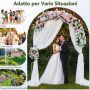 Garden arch, White, 37 × 240 × 167 cm