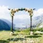 Garden arch, Black, 204 × 50 × 206 cm