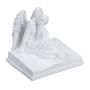 Dārza dekorācija eņģelis Relaxdays 10047239.0, 17,5 × 15 × 15 cm