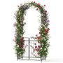 Garden gazebo, Double with lockable gates, 102 × 223 × 49 cm