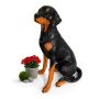Dārza suņa figūra Relaxdays 10053582_9269 Dobermann, 83 × 39 × 52 cm
