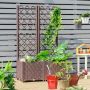 Garden pot with grid, 80 × 40 × 135 cm