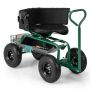 Garden cart-scooter, 90 × 61 × 60–69 cm